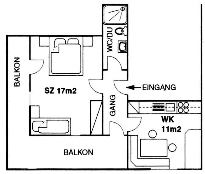 Appart Fernblick Gaschurn Pokoj fotografie